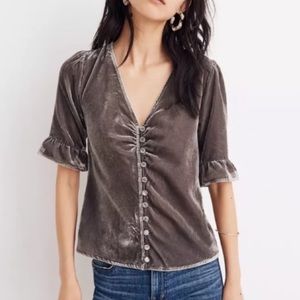 Velvet Madewell button-down top